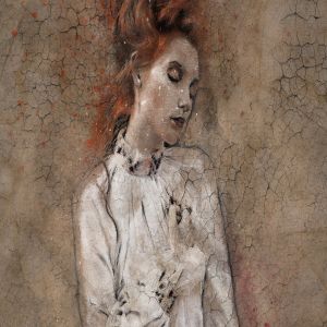 复古素描效果裂纹背景一键生成PS动作 Vintage Sketch Photoshop Action