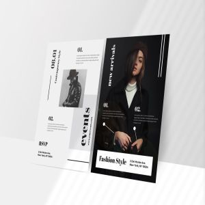 简约时尚的促销活动传单模板 Minimal Flyer Promotion 07