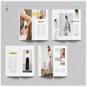 HANSLEY时尚摄影/服装杂志设计模板