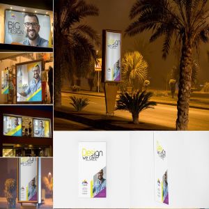 城市路边海报/灯箱广告牌样机 Road Posters & Billboard Mockups