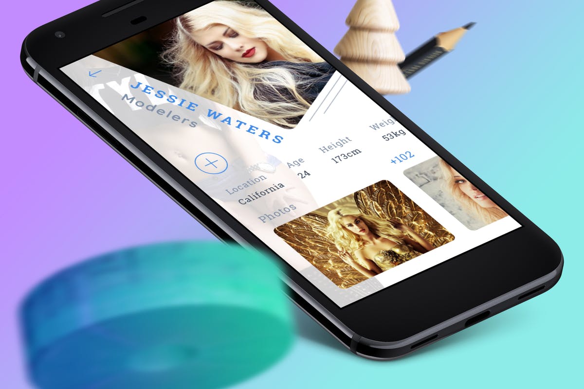 APP应用用户中心界面设计模板 Profile 7 Mobile Ui – TH