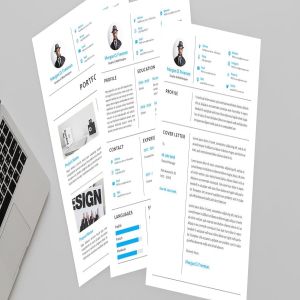 极简主义的设计师自我介绍/求职简历模板