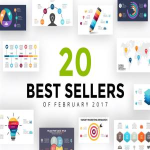 顶尖数据统计分析幻灯片模板 TOP 20 Slides in February 2017