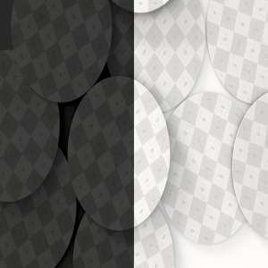 圆形纸杯垫品牌标识展示样机01 Round Coaster Mockup 01