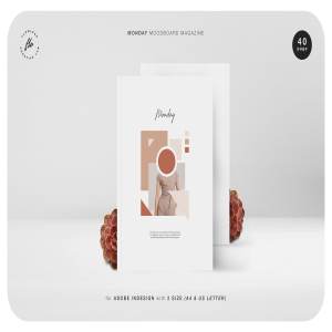 Moodboard时尚服装摄影杂志画册模板