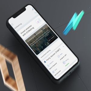 ICO评级区块链主题APP应用界面模板 ICO Rating Crypto Mobile Ui – B