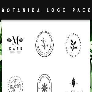 简约优雅品牌公司Logo设计模板 BOTANIKA Logo Pack插图7