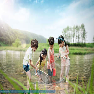 大自然夏令营暑假活动海报设计素材