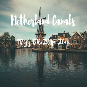 荷兰运河景色照片素材 Netherlands canals photo pack