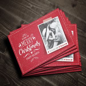 圣诞节照片贺卡设计模板 Christmas Photo Card插图7