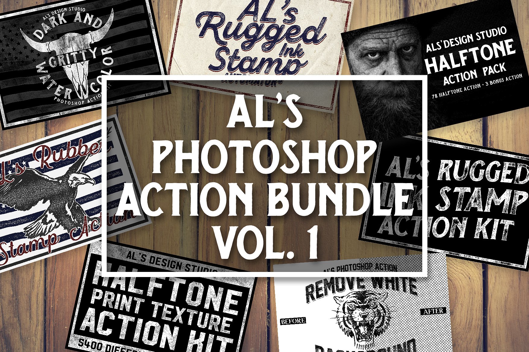 7款实用的PS动作合辑下载[ant]