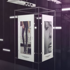 时尚展览广告海报展台样机 Exhibition Poster Stand Mockups