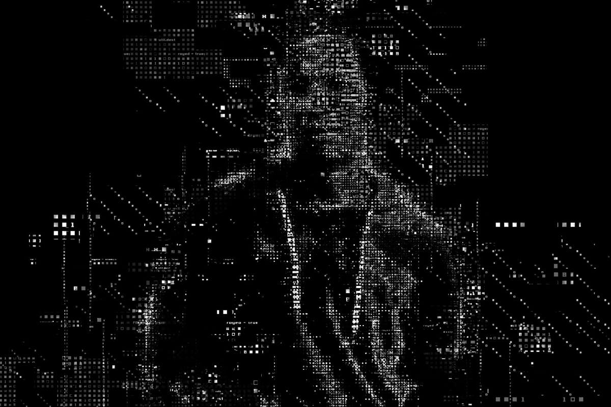 高科技感区块链像素效果PS动作 Blockchain 3 Photoshop Action