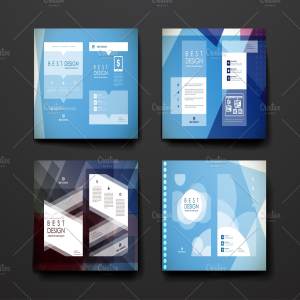 霓虹灯风格小册子模板 Beautiful Brochures