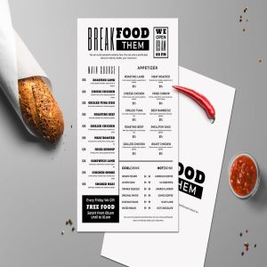 面包店/蛋糕店烘焙品牌菜单设计模板v13 SGM – Food Menu. 13