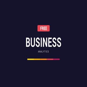 数据展示分析Powerpoint模板 Free Business Analytics Powerpoint Template