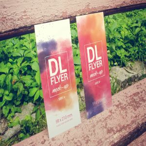 14种风格DL传单设计展示样机 DL Flyer Mock-Ups