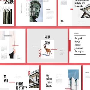 创意设计公司&项目演示PPT幻灯片 ROKA Powerpoint Template