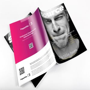 风景旅行类杂志模板 Source Magazine（InDesign CC）