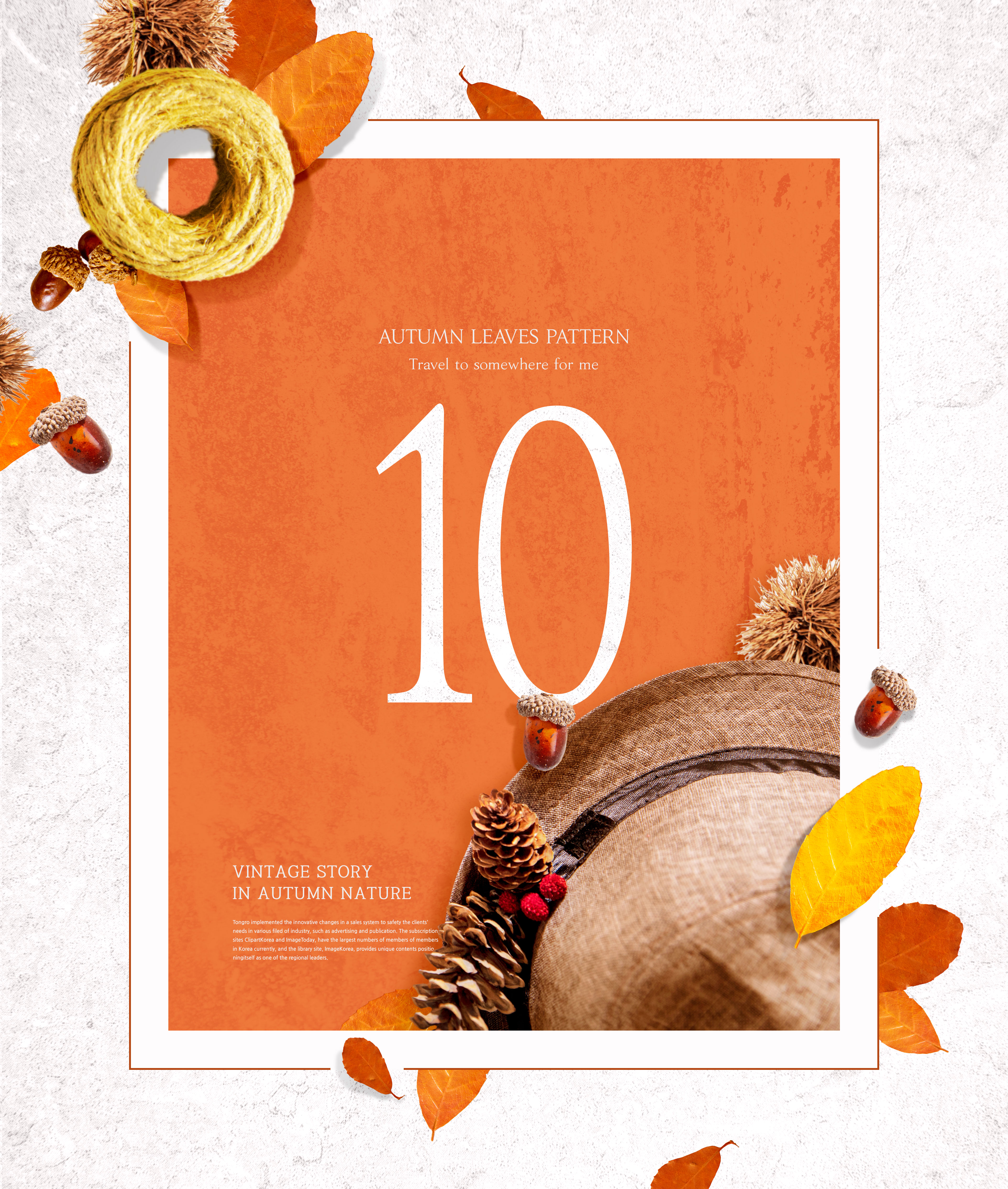 秋季主题旅行社活动宣传广告海报模板