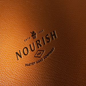 真皮材质品牌Logo设计压印效果图样机模板 Leather Branding logo mockups