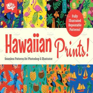 夏威夷热带风情图案纹理合集 Hawaiian Prints and Patterns