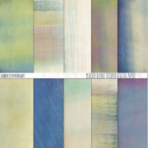 孔雀绿渐变纹理背景 Peacock Ombre Gradient Textures