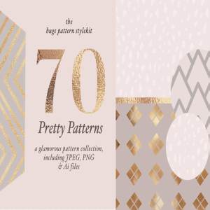 女性品牌专属纹理合集 Feminine Branding Patterns