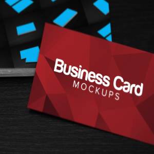 11款经典企业名片样机模板 11 Business Card Mockups插图1