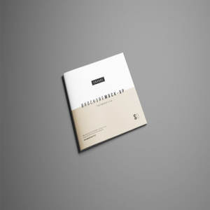 方形品牌企业宣传册样机[PSD]