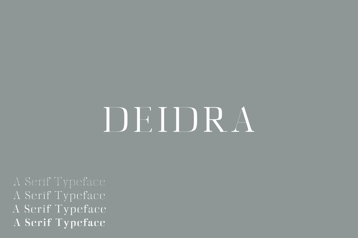 Diedra衬线字体系列字体家族 Diedra Serif Font Family Pack