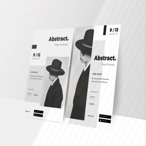 时尚潮牌服饰/美容美发行业宣传传单海报设计模板 Fashion Flyer