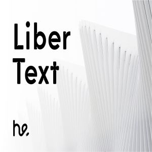 几何美学英文无衬线字体下载 Liber Text