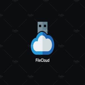 云存储主题Logo模板 File Cloud Logo Template插图3