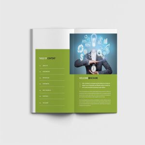 简约好用的A4尺寸营销宣传画册房地产楼书杂志书籍装帧设计模板