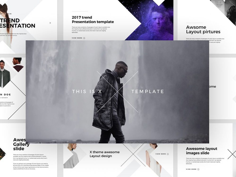创意幻灯片模板免费装 X Multipurpose Presentation