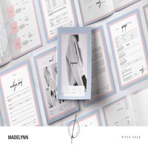 优雅简洁的画册模版下载[indd]