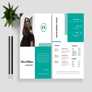 清新风格求职应聘/自我介绍简历设计模板 Clean Resume 14