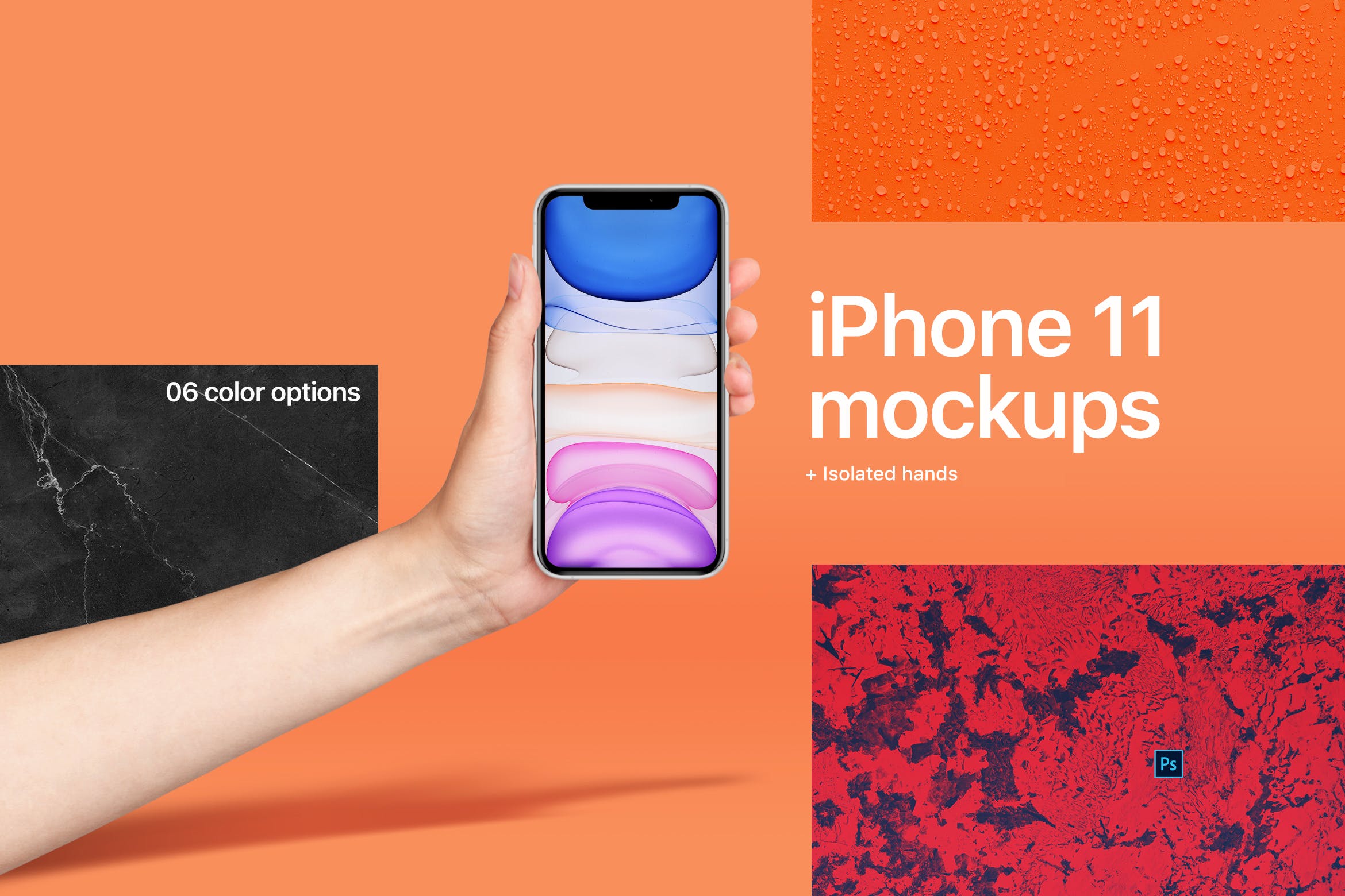 iPhone 11手机APP操作演示样机模板 iPhone 11 Mockup