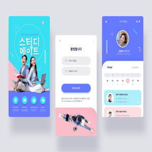 学习类课程规划APP应用界面UI设计