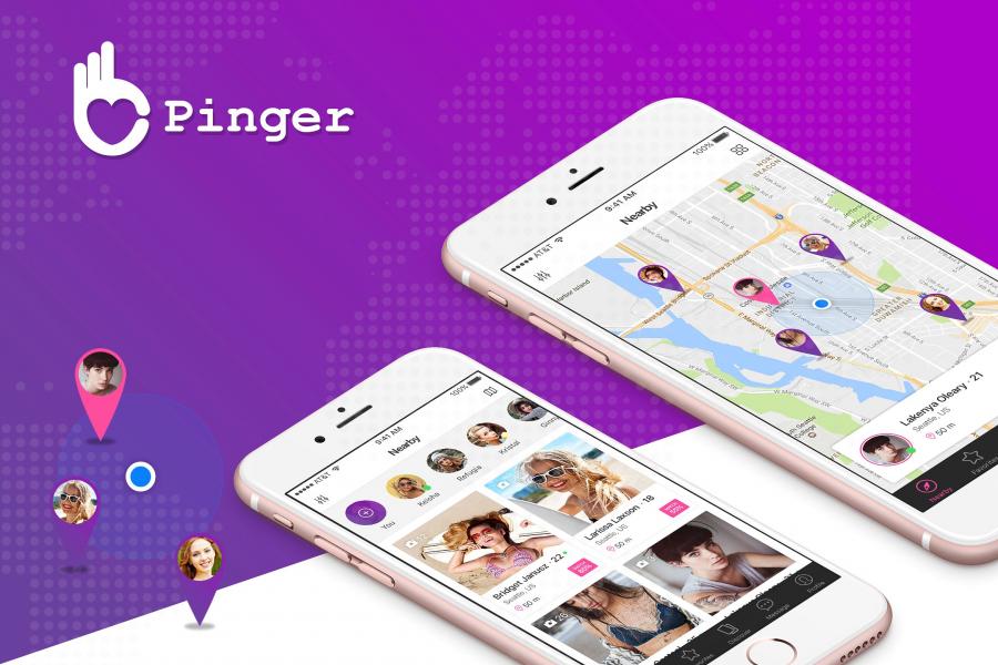 约会 APP UI 套件 Pinger – Dating UI Kit