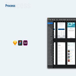 一流设计素材网下午茶：多功能旅行主题APP UI KIT套装Sketch模板app设计下载[Sketch,Fig,XD]