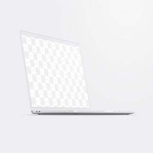 陶瓷黏土材质MacBook Pro笔记本电脑左前视图样机 Clay MacBook Pro 15″ with Touch Bar, Front Left View Mockup插图2