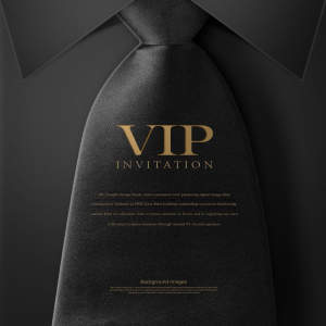 高端豪华风格VIP贵宾邀请邀请函海报背景图片套装[PSD]