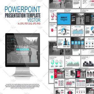 白色背景信息图形幻灯片模板合集 Powerpoint Presentation Templates