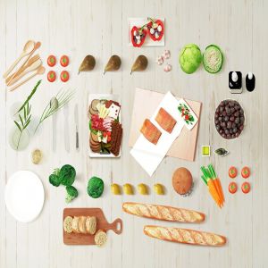 食品品牌VI视觉体系设计预览样机套件 Food Market Identity Branding Mockups插图5