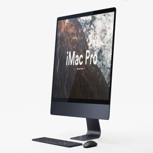 5K高分辨率iMac Pro一体机多角度样机模板 iMac Pro Kit插图7