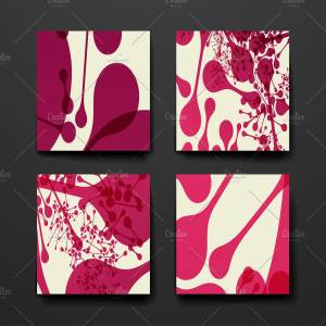 抽象几何图案背景纹理素材 Abstract Templates and Backgrounds