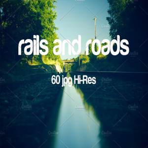 轨道和道路特写镜头高清照片素材 Rails and roads photo pack
