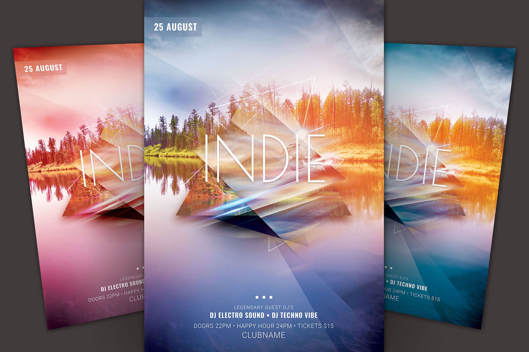 独立音乐节传单模板 Indie Flyer Template